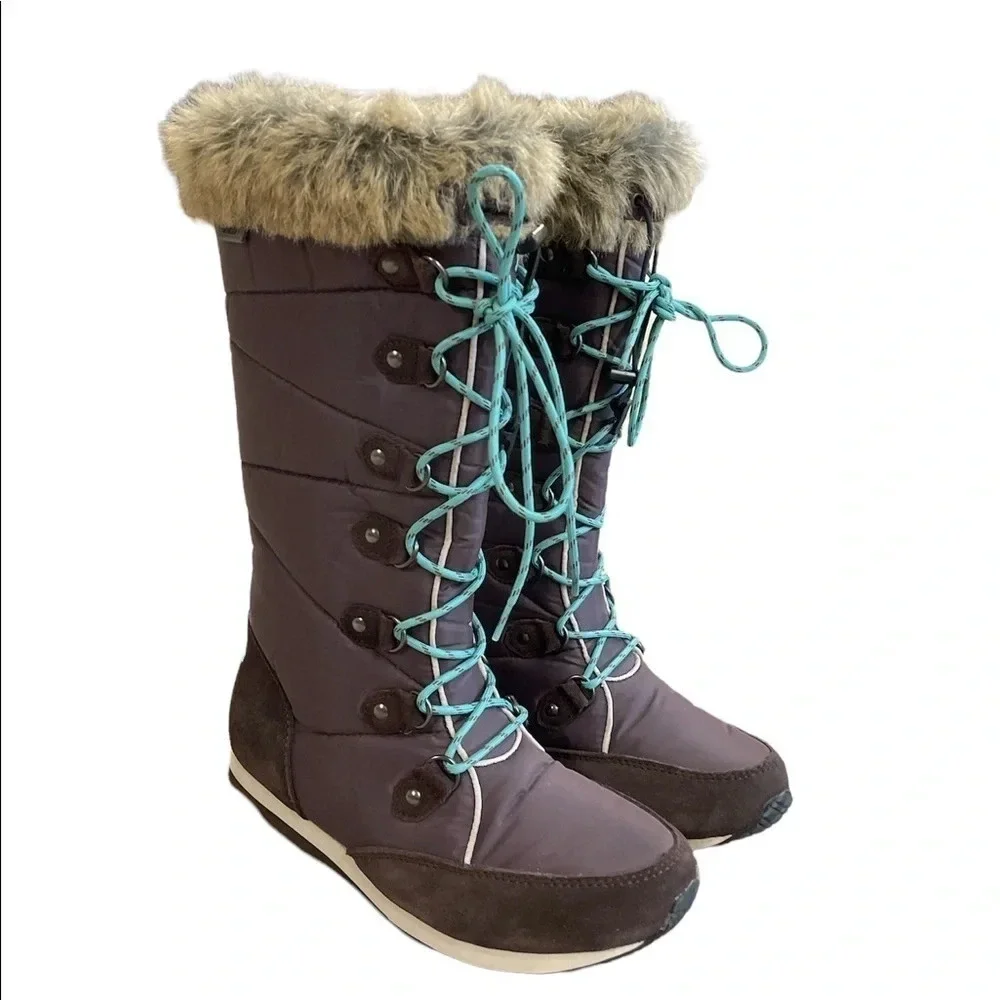 NWOT L.L.Bean Carrabassett Waterproof Lace Up Winter Snow Boots 6.5 Medium